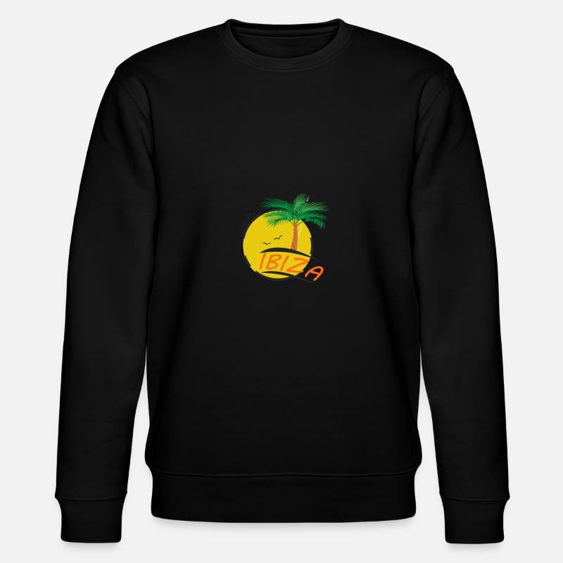Ibiza - Stanley/Stella Unisex Bio-Sweatshirt CHANGER  - Schwarz