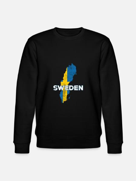 Sweden Sverige - Stanley/Stella CHANGER Unisex Organic Sweatshirt - black