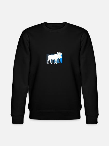 Moose - Stanley/Stella CHANGER Unisex Organic Sweatshirt - black