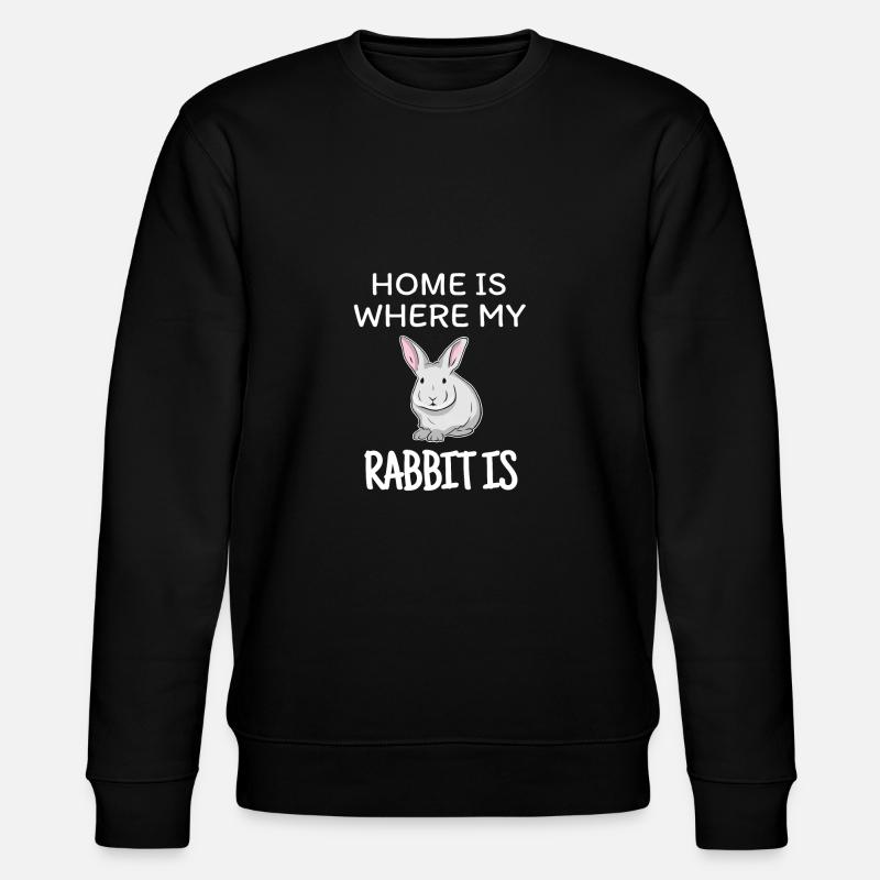 Hase - Stanley/Stella Unisex Bio-Sweatshirt CHANGER  - Schwarz