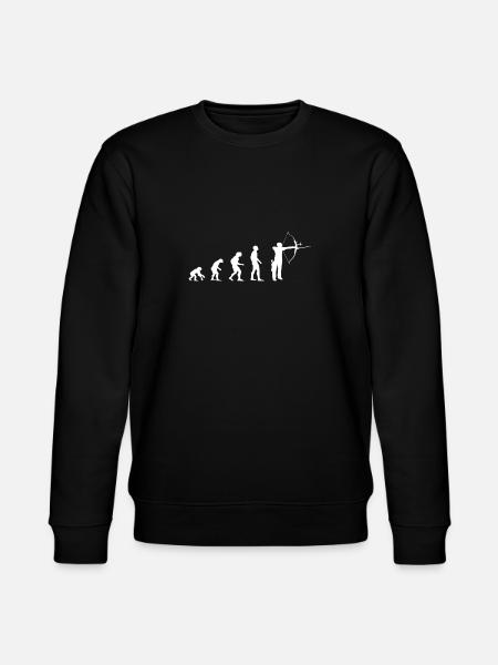 Evolutions Shirt Archer Archery - Stanley/Stella CHANGER Unisex Organic Sweatshirt - black
