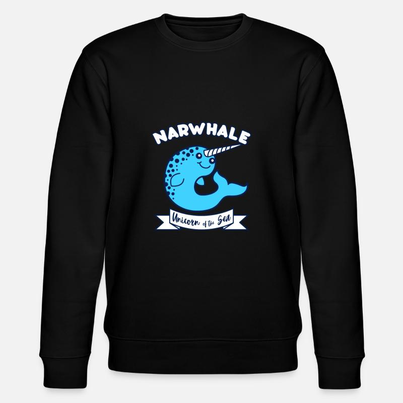 Narwal - Stanley/Stella Unisex Bio-Sweatshirt CHANGER  - Schwarz