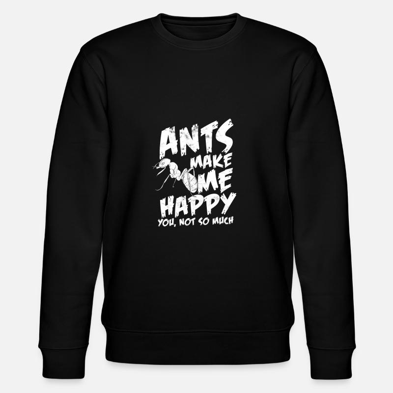 chance insecte fourmi - Sweat bio CHANGER Stanley/Stella Unisexe - noir