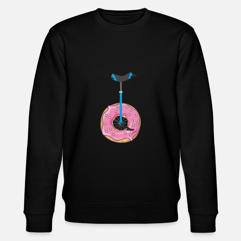 Beignet monocycle - Sweat bio CHANGER Stanley/Stella Unisexe - noir