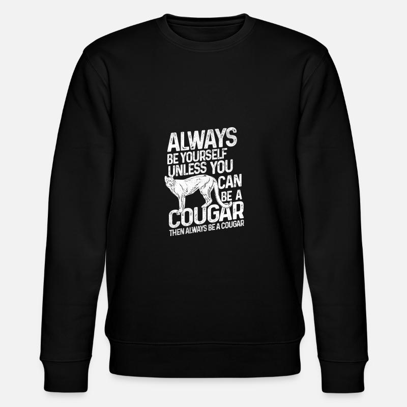 Cougar grand chat - Sweat bio CHANGER Stanley/Stella Unisexe - noir