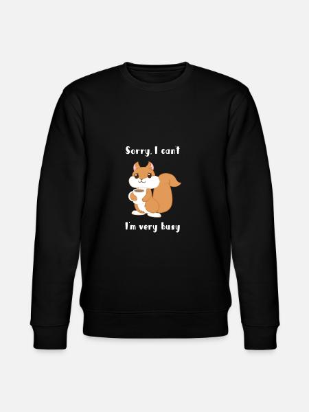 Squirrel - squirrel fan - squirrel - Stanley/Stella CHANGER Unisex Organic Sweatshirt - black