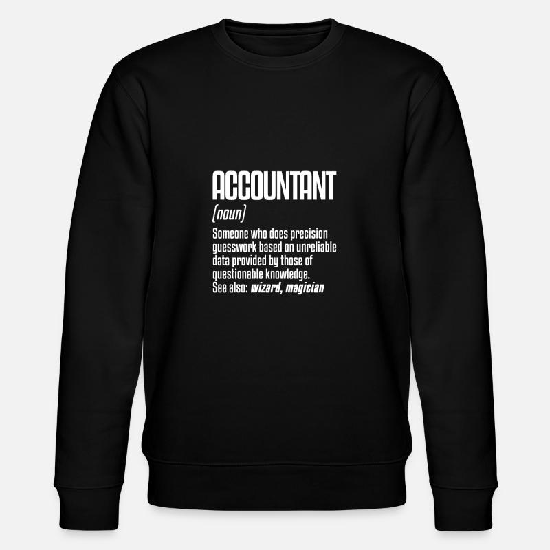 Comptable Définition | Comptabilité - Sweat bio CHANGER Stanley/Stella Unisexe - noir