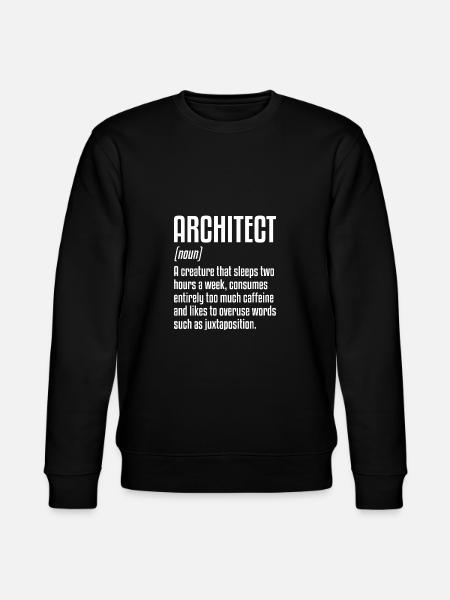 Architect Definition | Architecture - Stanley/Stella CHANGER Unisex Organic Sweatshirt - black