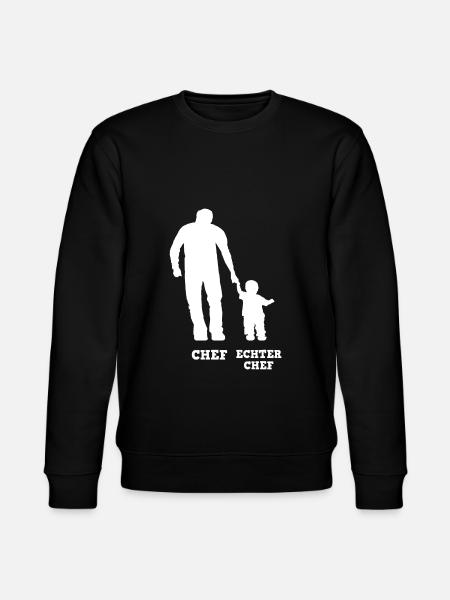 Chef echter chef meme - Stanley/Stella Unisex Bio-Sweatshirt CHANGER  - Schwarz