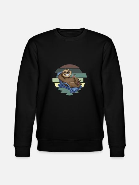 Sloth - Stanley/Stella CHANGER Unisex Organic Sweatshirt - black