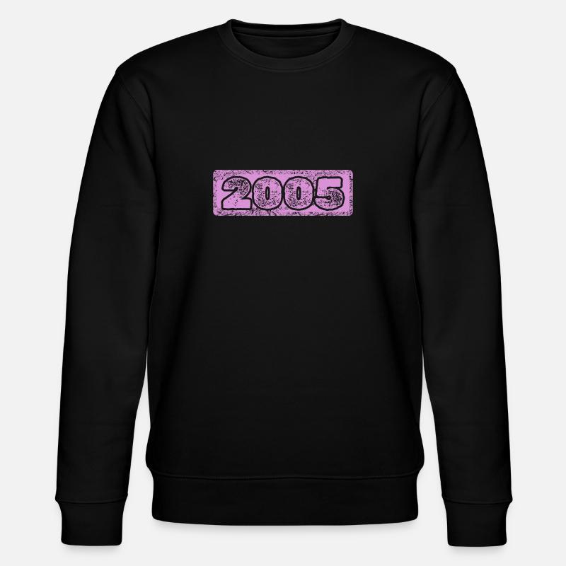 Zahl 2005 - Stanley/Stella Unisex Bio-Sweatshirt CHANGER  - Schwarz