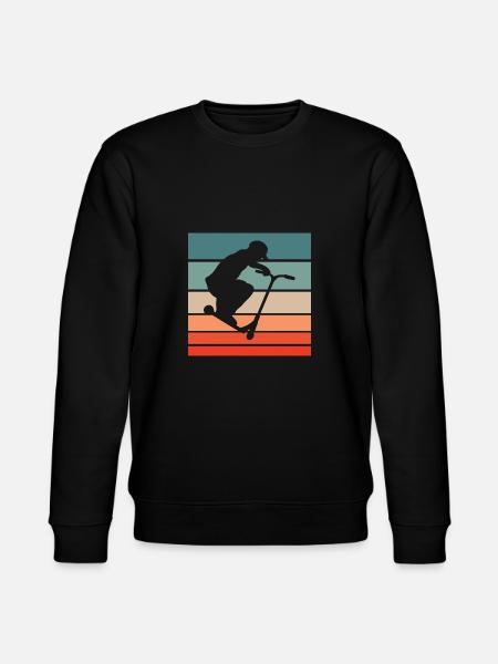 Scooter Stunt Scooter Roller - Stanley/Stella CHANGER Unisex Organic Sweatshirt - black