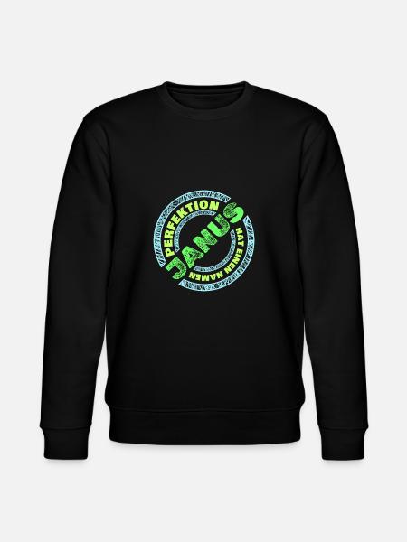 Perfektion Perfekt Janus - Stanley/Stella Unisex Bio-Sweatshirt CHANGER  - Schwarz