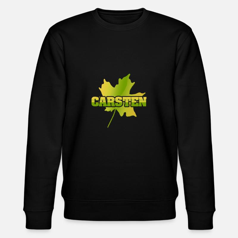 Gift for Carsten - Stanley/Stella CHANGER Unisex Organic Sweatshirt - black