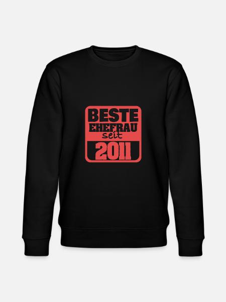 Ehefrau 2011 - Stanley/Stella Unisex Bio-Sweatshirt CHANGER  - Schwarz
