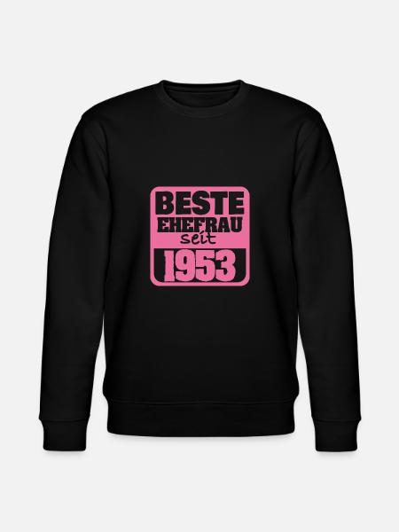 Jahr 1953 - Stanley/Stella Unisex Bio-Sweatshirt CHANGER  - Schwarz