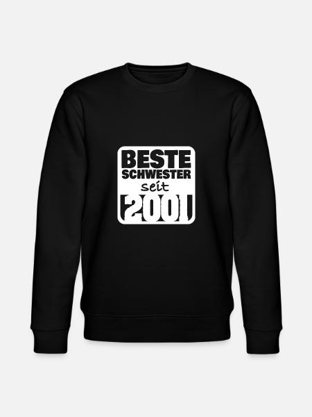 Geschwister 2001 - Stanley/Stella Unisex Bio-Sweatshirt CHANGER - Schwarz