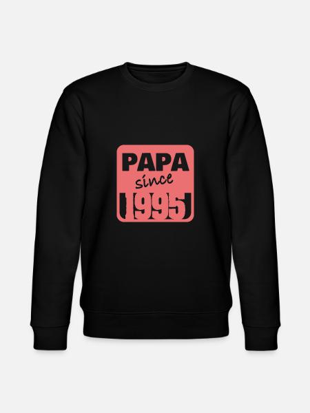 Vati 1995 - Stanley/Stella Unisex Bio-Sweatshirt CHANGER - Schwarz