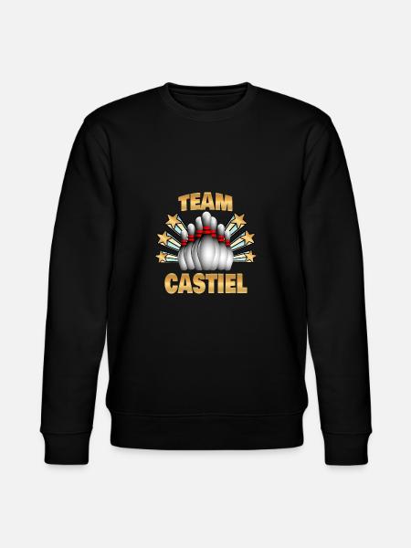 Gift for Castiel - Stanley/Stella CHANGER Unisex Organic Sweatshirt - black