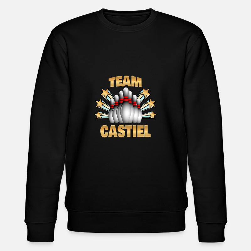 Gift for Castiel - Stanley/Stella CHANGER Unisex Organic Sweatshirt - black