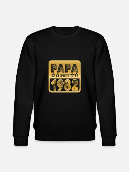 since 1982 - Stanley/Stella CHANGER Unisex Organic Sweatshirt - black