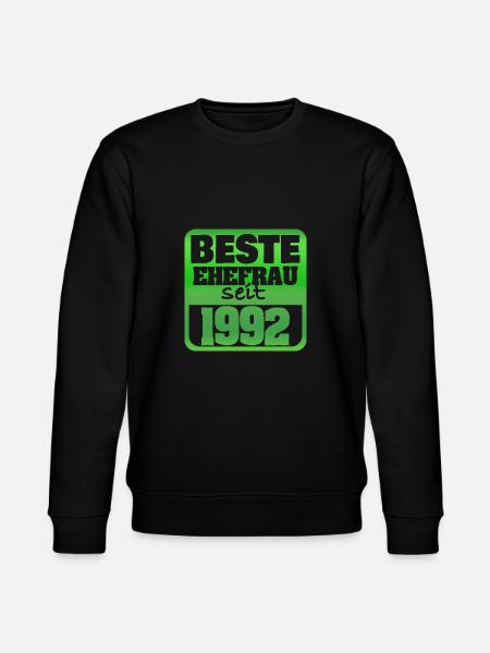 Ehe 1992 - Stanley/Stella Unisex Bio-Sweatshirt CHANGER  - Schwarz