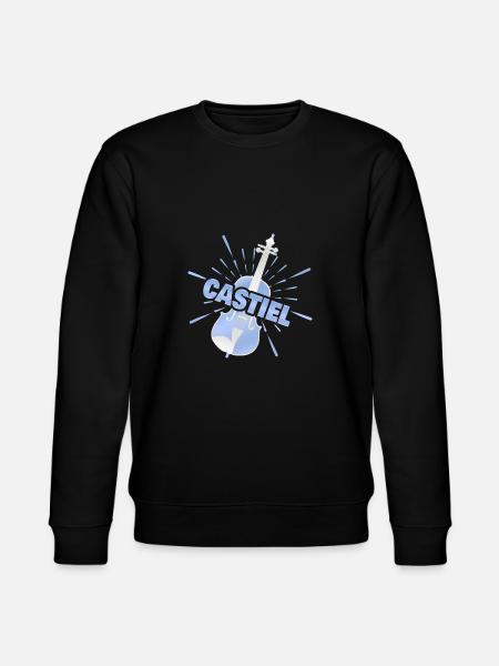 Gift for Castiel - Stanley/Stella CHANGER Unisex Organic Sweatshirt - black