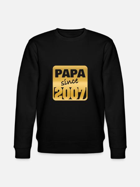 Dad 2007 - Stanley/Stella CHANGER Unisex Organic Sweatshirt - black