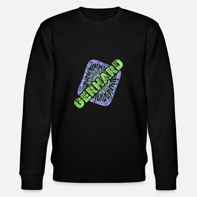 Gerhard als Gerhard - Stanley/Stella Unisex Bio-Sweatshirt CHANGER  - Schwarz