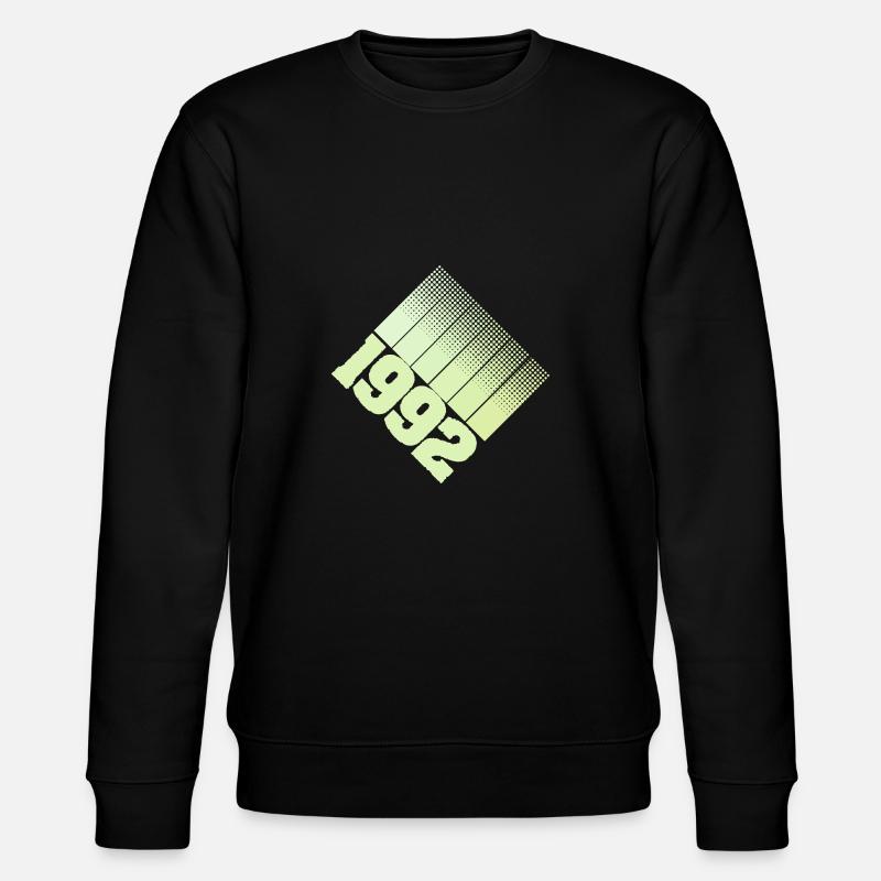 Year1992 Year1992 - Stanley/Stella CHANGER Unisex Organic Sweatshirt - black