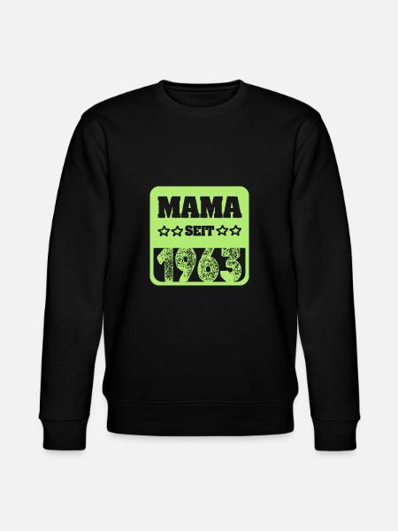 Mutti 1963 - Stanley/Stella Unisex Bio-Sweatshirt CHANGER  - Schwarz