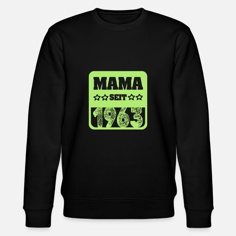 Mutti 1963 - Stanley/Stella Unisex Bio-Sweatshirt CHANGER  - Schwarz