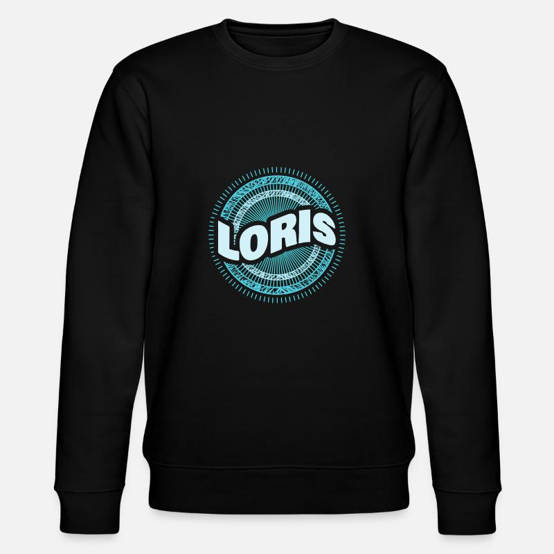 Geschenk für Loris - Stanley/Stella Unisex Bio-Sweatshirt CHANGER  - Schwarz