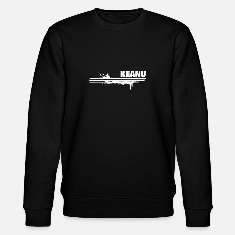 Farbklecks Keanu - Stanley/Stella Unisex Bio-Sweatshirt CHANGER  - Schwarz