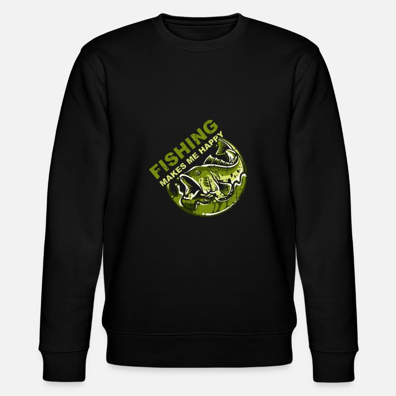 Angler - Stanley/Stella Unisex Bio-Sweatshirt CHANGER  - Schwarz