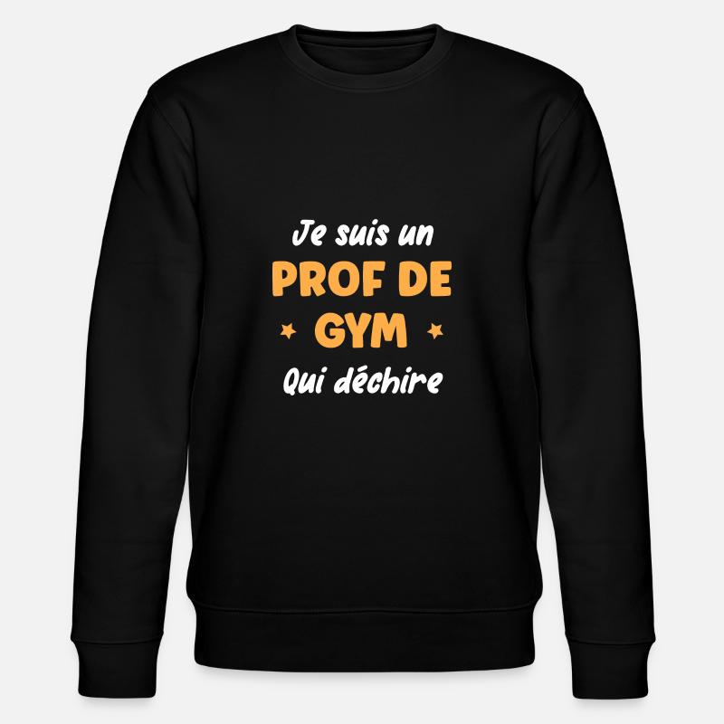 Prof de gym - Sweat bio CHANGER Stanley/Stella Unisexe - noir