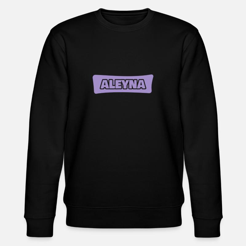 Aleyna as a first name - Stanley/Stella CHANGER Unisex Organic Sweatshirt - black