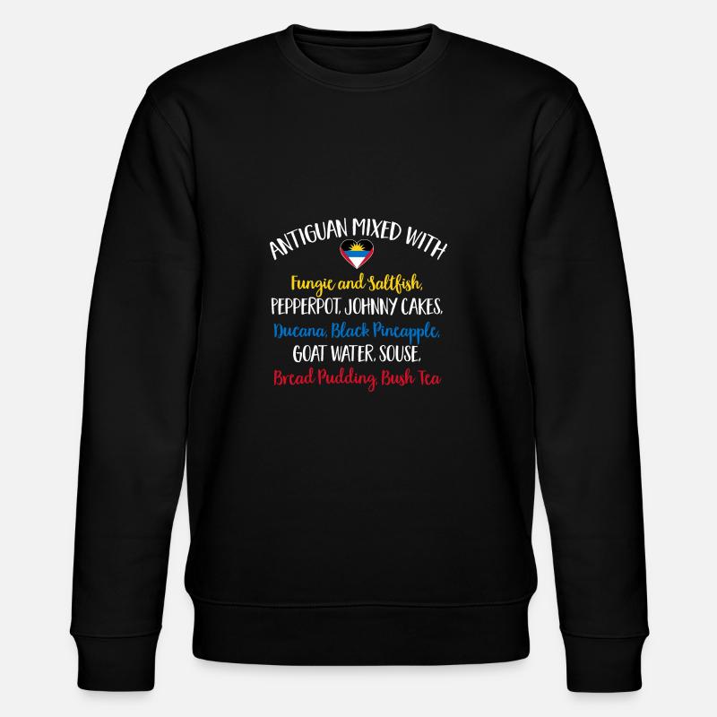 Drapeau d’Antigua-et-Barbuda - Sweat bio CHANGER Stanley/Stella Unisexe - noir