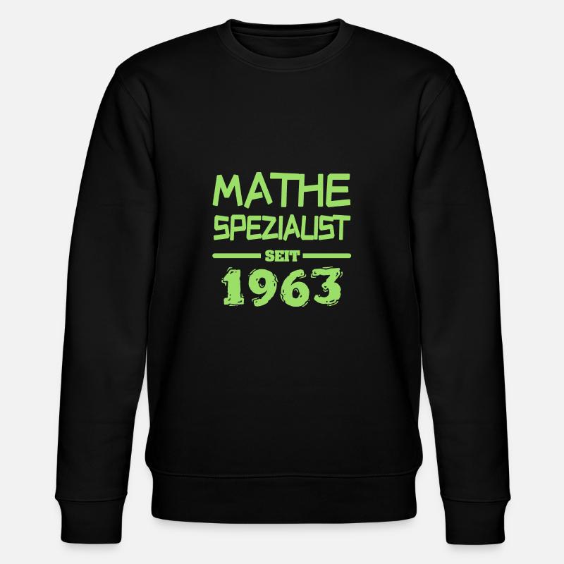 Mathespezialist 1963 - Stanley/Stella Unisex Bio-Sweatshirt CHANGER  - Schwarz