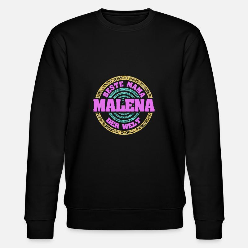 Malena als Mutter - Stanley/Stella Unisex Bio-Sweatshirt CHANGER  - Schwarz