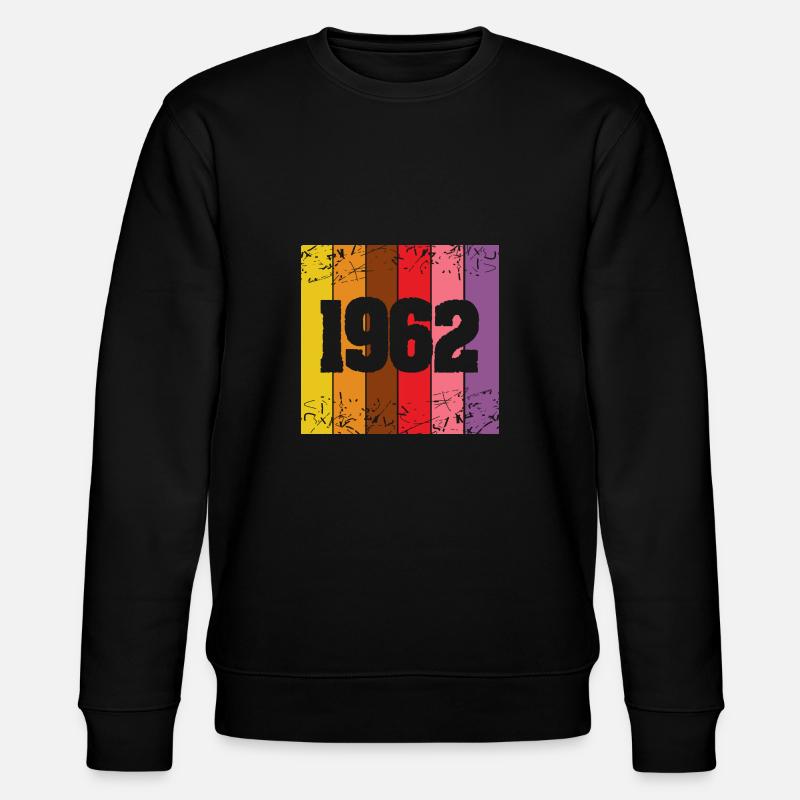 Witzig 1962 - Stanley/Stella Unisex Bio-Sweatshirt CHANGER  - Schwarz