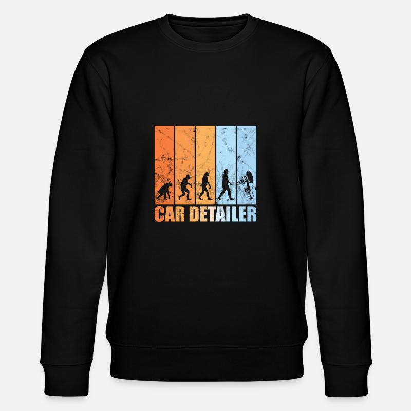 Autoaufbereiter evolution auto säubern - Stanley/Stella Unisex Bio-Sweatshirt CHANGER  - Schwarz