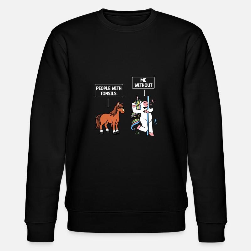 Tonsillectomy, recovery, tonsillectomy - Stanley/Stella CHANGER Unisex Organic Sweatshirt - black