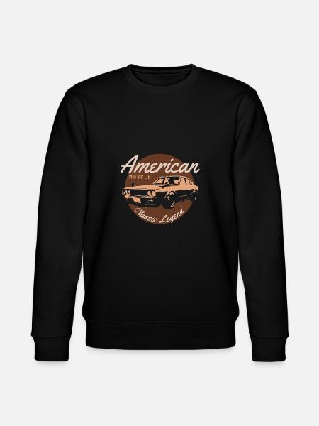 American muscle classic legend - Stanley/Stella CHANGER Unisex Organic Sweatshirt - black