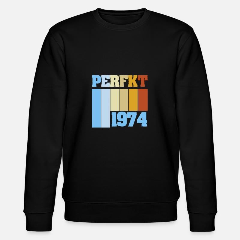 Einzigartig 1974 - Stanley/Stella Unisex Bio-Sweatshirt CHANGER  - Schwarz