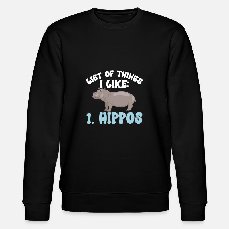 Hippopotame Hippopotame - Sweat bio CHANGER Stanley/Stella Unisexe - noir