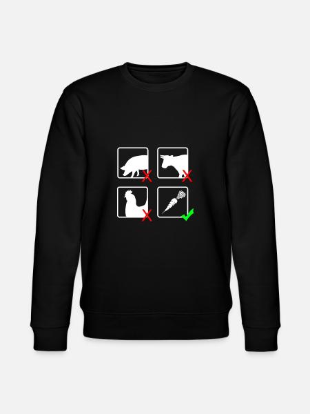 Karotte - Stanley/Stella Unisex Bio-Sweatshirt CHANGER - Schwarz
