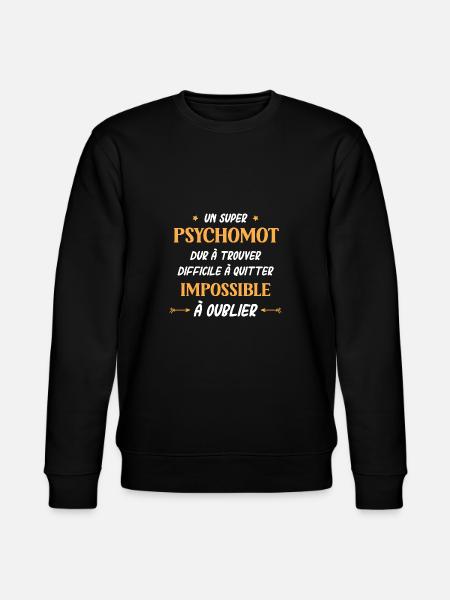 Super PSYCHOMOt - Sweat bio CHANGER Stanley/Stella Unisexe - noir