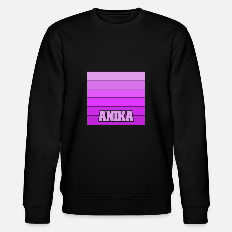 Gift for Anika - Stanley/Stella CHANGER Unisex Organic Sweatshirt - black