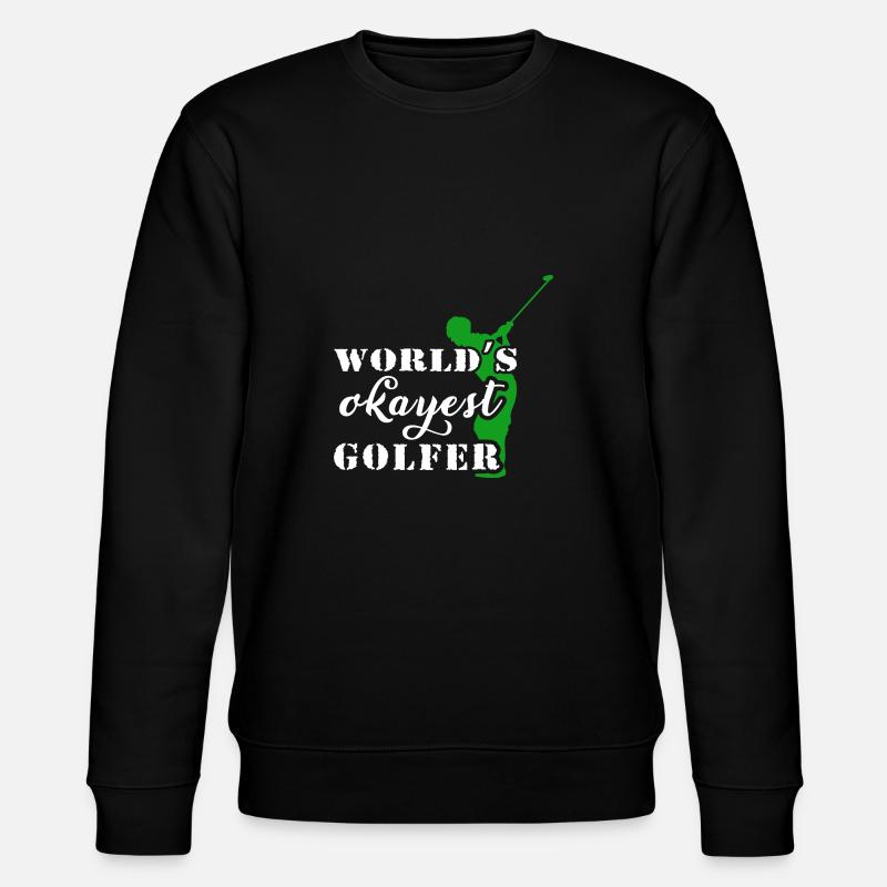 Golf Geschenk Witz Golfspieler Golfer - Stanley/Stella Unisex Bio-Sweatshirt CHANGER - Schwarz